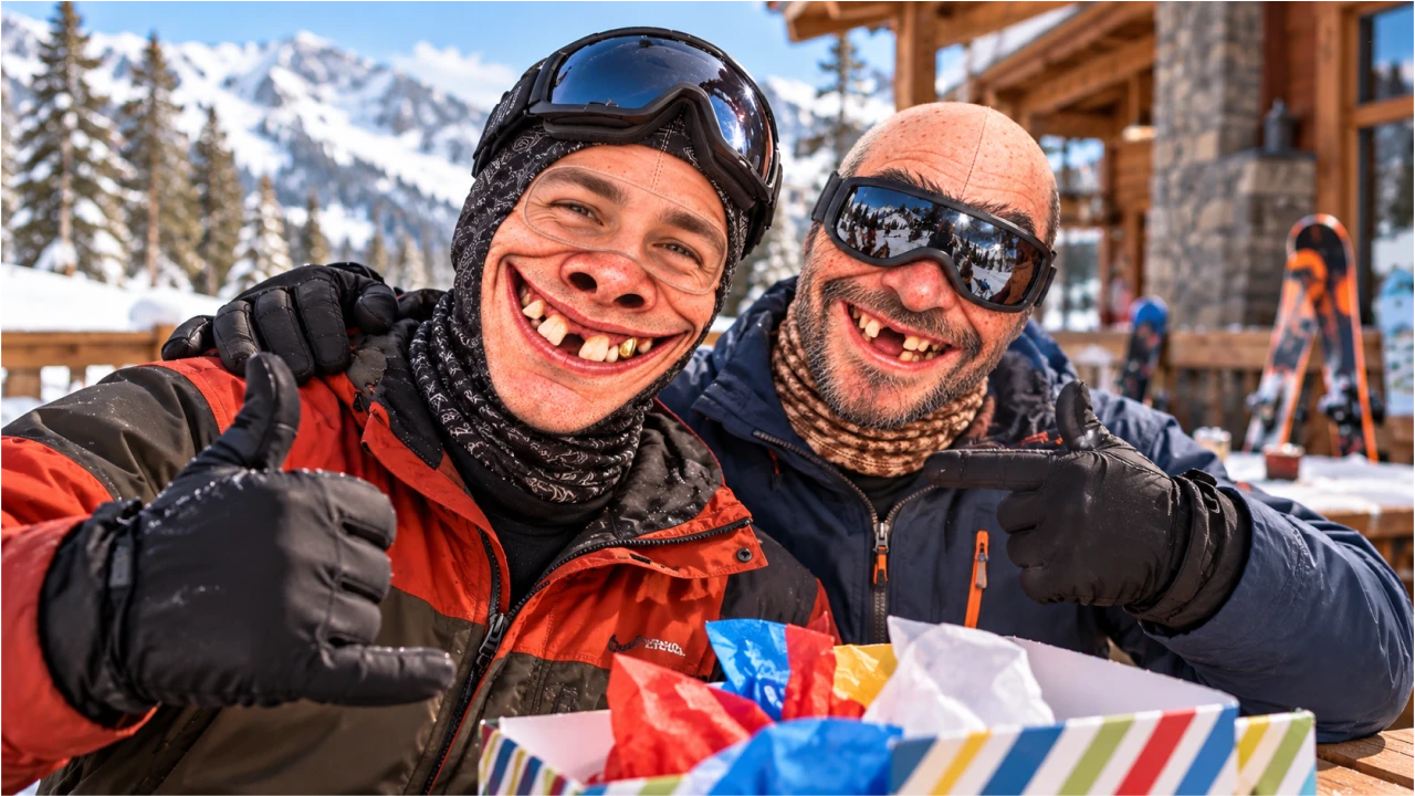 Personalized ski mask as a birthday and group gift